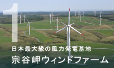 日本最大級の風力発電基地 宗谷岬ウインドファーム